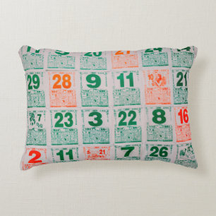 Singapore-21 JUL 2019:Vintage Chinese calendar pap Accent Pillow