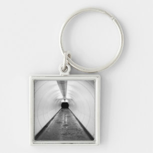 Singapore. An illuminated pedestrian tunnel in Keychain