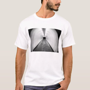 Singapore. An illuminated pedestrian tunnel in T-Shirt