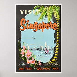 Singapore Art Asia Travel Poster Asian Print