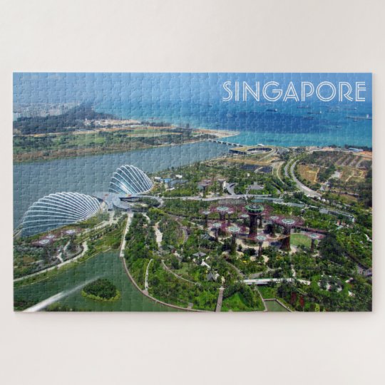 singapore bay gardens jigsaw puzzle Zazzle.ca