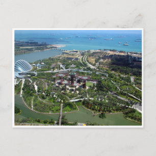 singapore bay gardens postcard