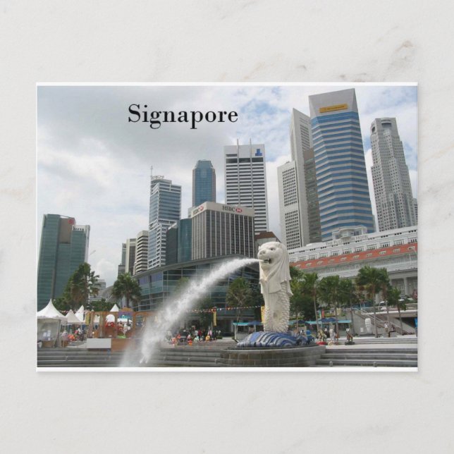 singapore (by St.K) Postcard (Front)