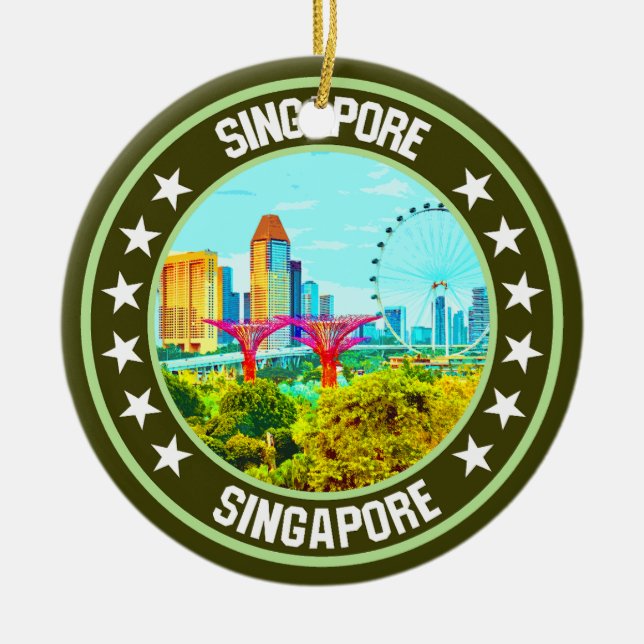 Singapore                                          ceramic ornament (Front)