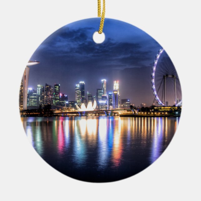 Singapore! Ceramic Ornament (Front)