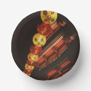 Singapore Chinatown  Paper Plate