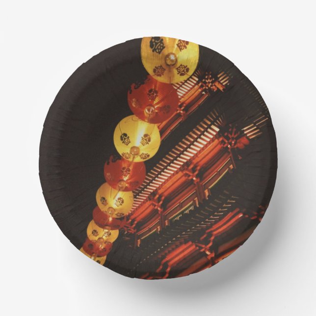 Singapore Chinatown  Paper Plate (Front)