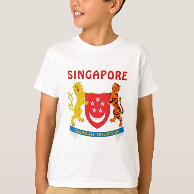 SINGAPORE Coat Of Arms T-Shirt (Front)