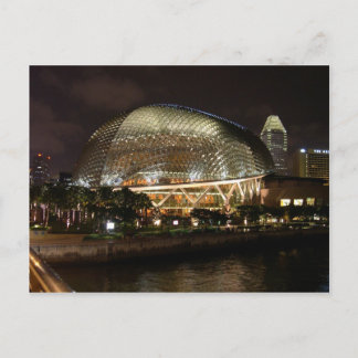 Singapore Cultural Centre At Night In Durian Postcard