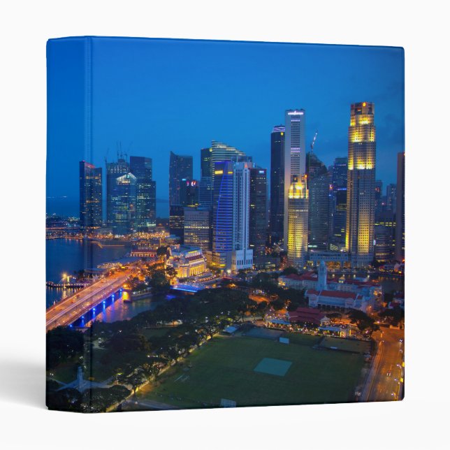 Singapore Downtown at Night Binder (Front/Spine)