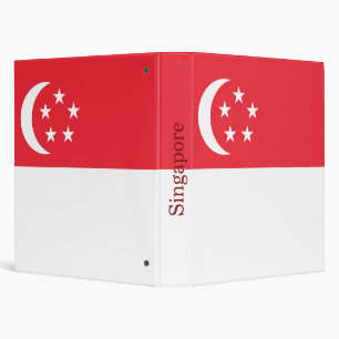 Singapore Flag Binder