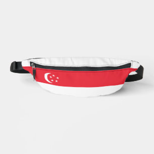 Singapore flag fanny pack