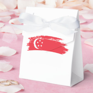 Singapore flag favor box