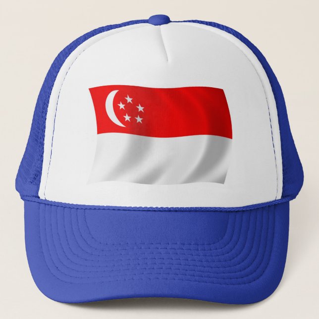 Singapore Flag Hat (Front)
