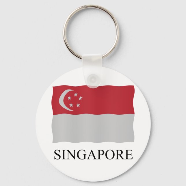 Singapore flag keychain (Front)