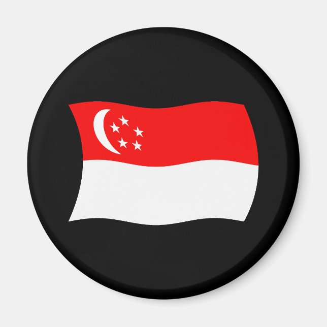 Singapore Flag Magnet (Front)