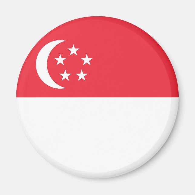 Singapore Flag Magnet (Front)