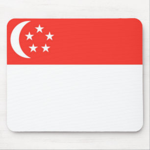 Singapore Flag Mouse Pad