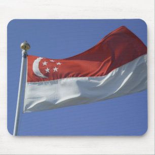 Singapore Flag Mouse Pad