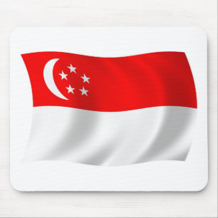 Singapore Flag Mousepad