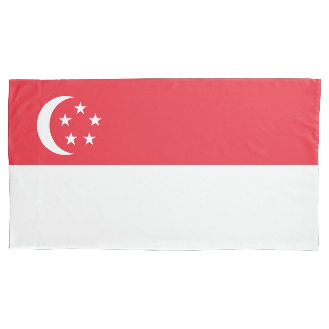 Singapore flag pillowcase (Front)