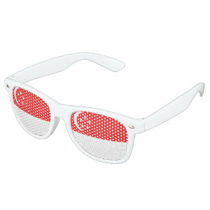 Singapore Flag Retro Sunglasses