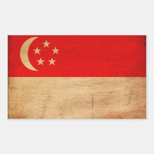 Singapore Flag Sticker