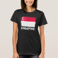 Singapore Flag Support Singaporean People Women