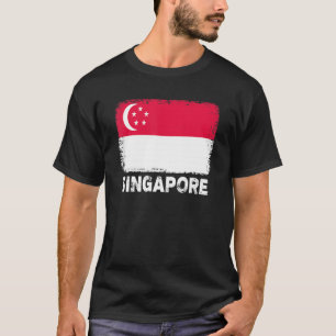 Singapore Flag Support Singaporean People Women T-Shirt