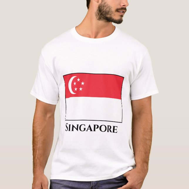 Singapore Flag T-Shirt (Front)