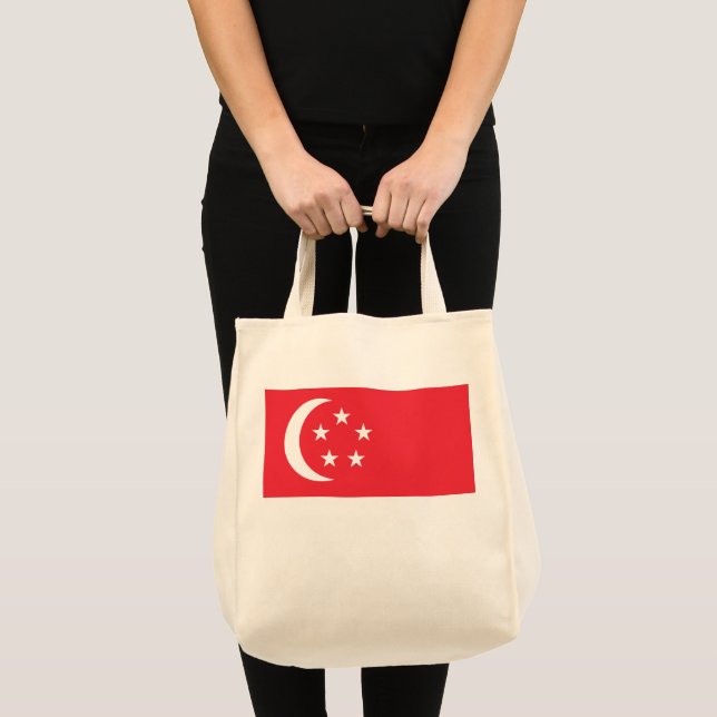 Singapore flag tote bag (Front (Product))