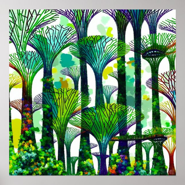 Singapore Gardens By The Bay - Impression D'Art En (Devant)