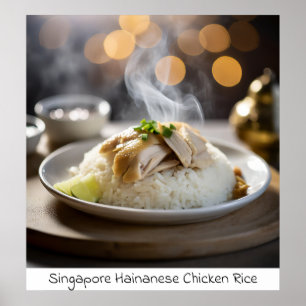 Singapore Hainanese Chicken Rice - Archival Print