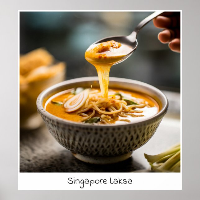 Singapore Laksa - Archival Print (Front)