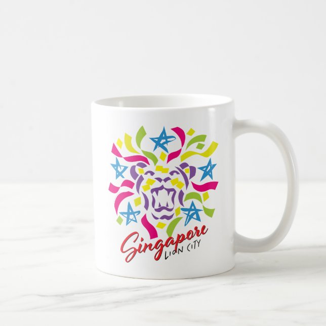 Singapore Lion City Celebration Coffee Mug (Right)