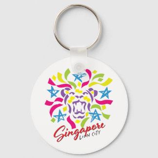 Singapore Lion City Celebration Keychain