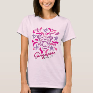 Singapore Lion City (Pretty Pink) T-Shirt
