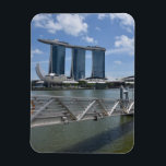 Singapore (Marina Bay Sands) Magnet<br><div class="desc">One of Singapore's most iconic buildings,  the Marina Bay Sands.</div>