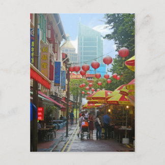 Singapore - Old and New Postcard