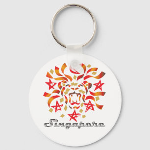 Singapore Patriot (Lion City) Keychain