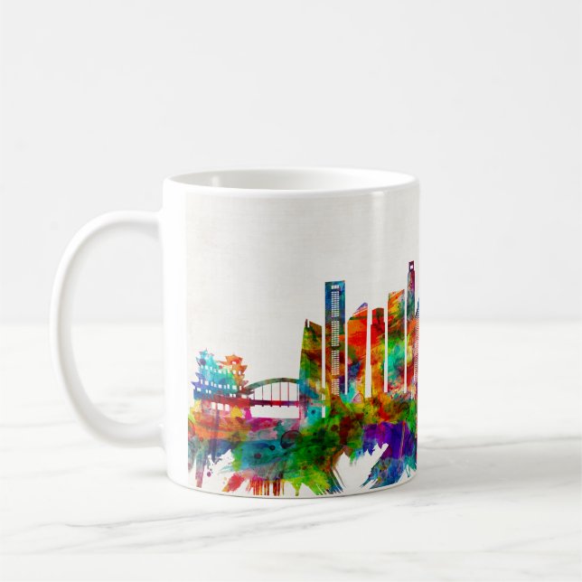 Singapore Skyline Coffee Mug (Left)