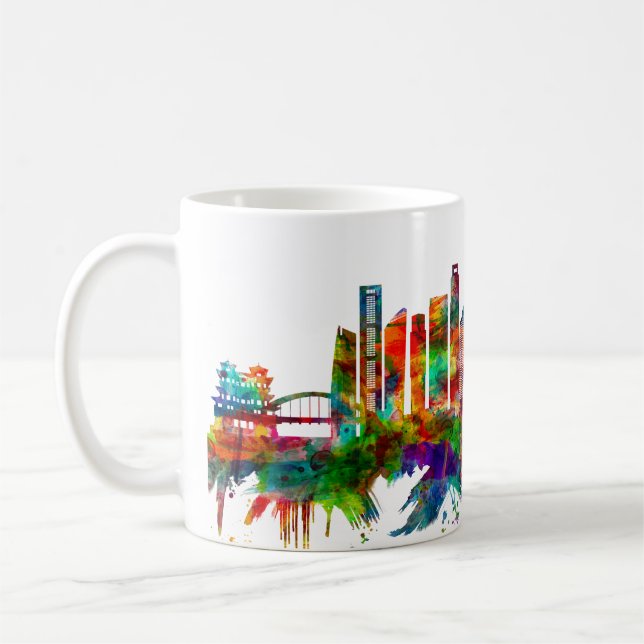 Singapore Skyline Coffee Mug (Left)