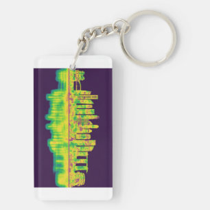 Singapore Skyline Keychain
