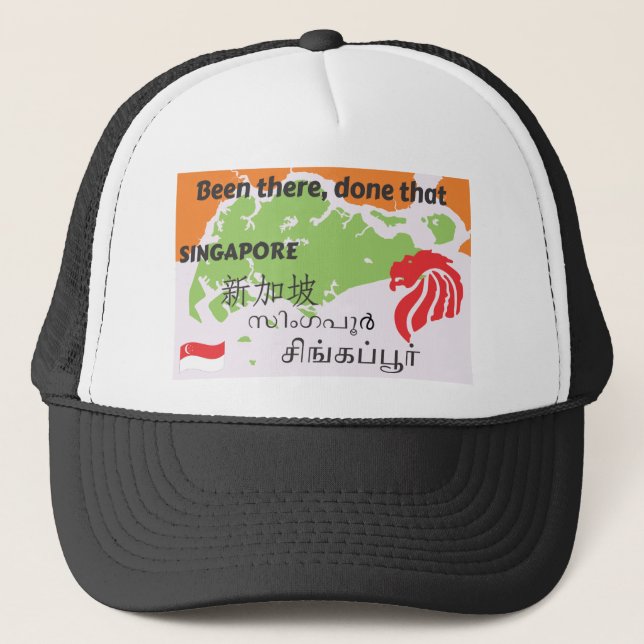 Singapore Trucker Hat (Front)