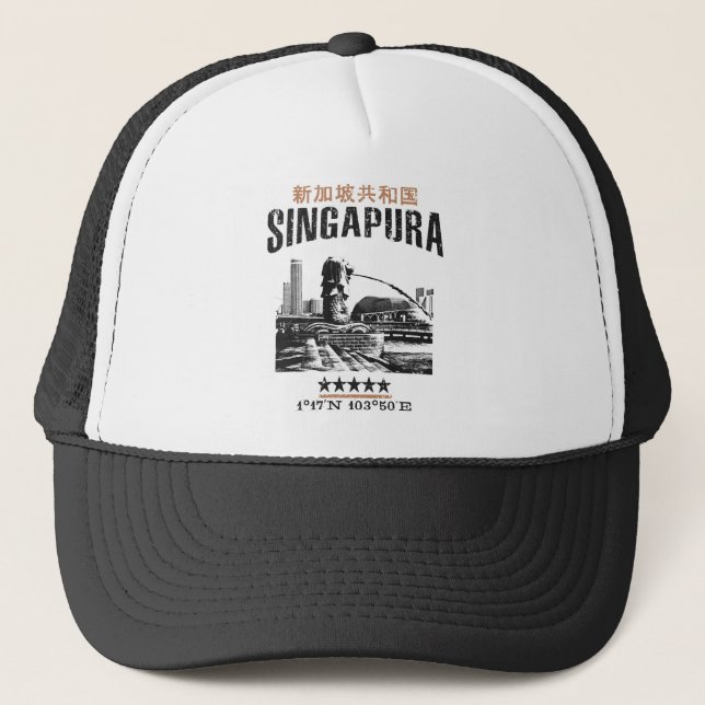 Singapore Trucker Hat (Front)