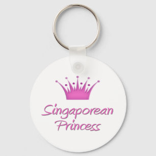Singaporean Princess Keychain