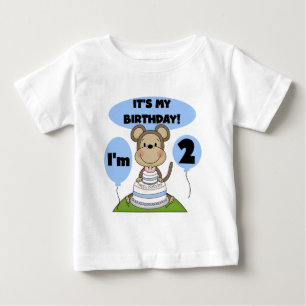Singe Anniversaire Garçon 2e T-shirts et cadeaux