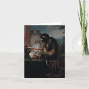 Singe curieux ~ Carte / Invitations