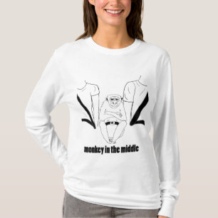 Singe dans le T-shirt moyen