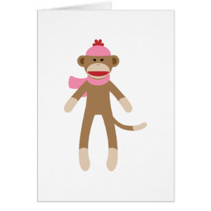 singe de chaussette de fille